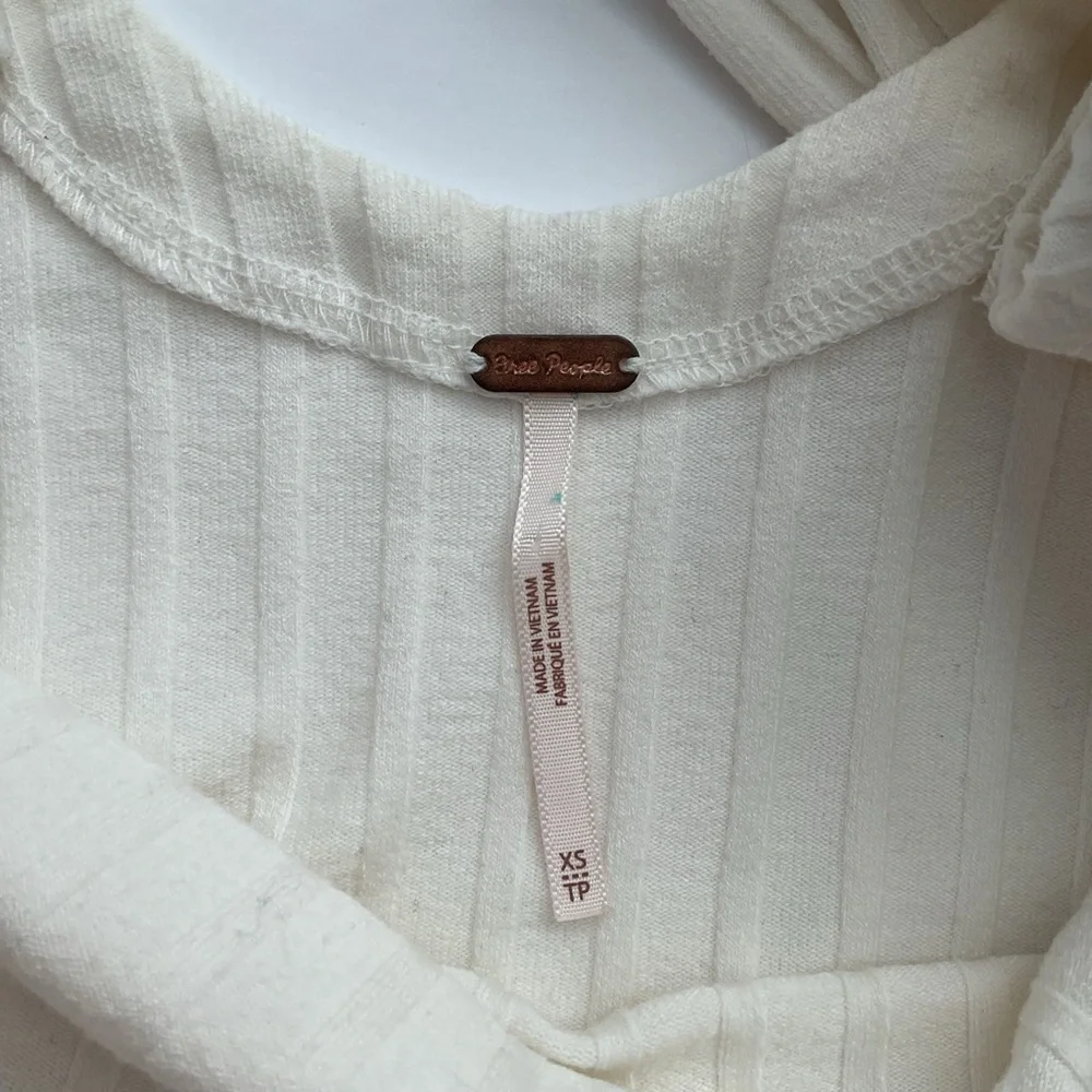 Free People Top Ribbed Long Sleeve Size XS